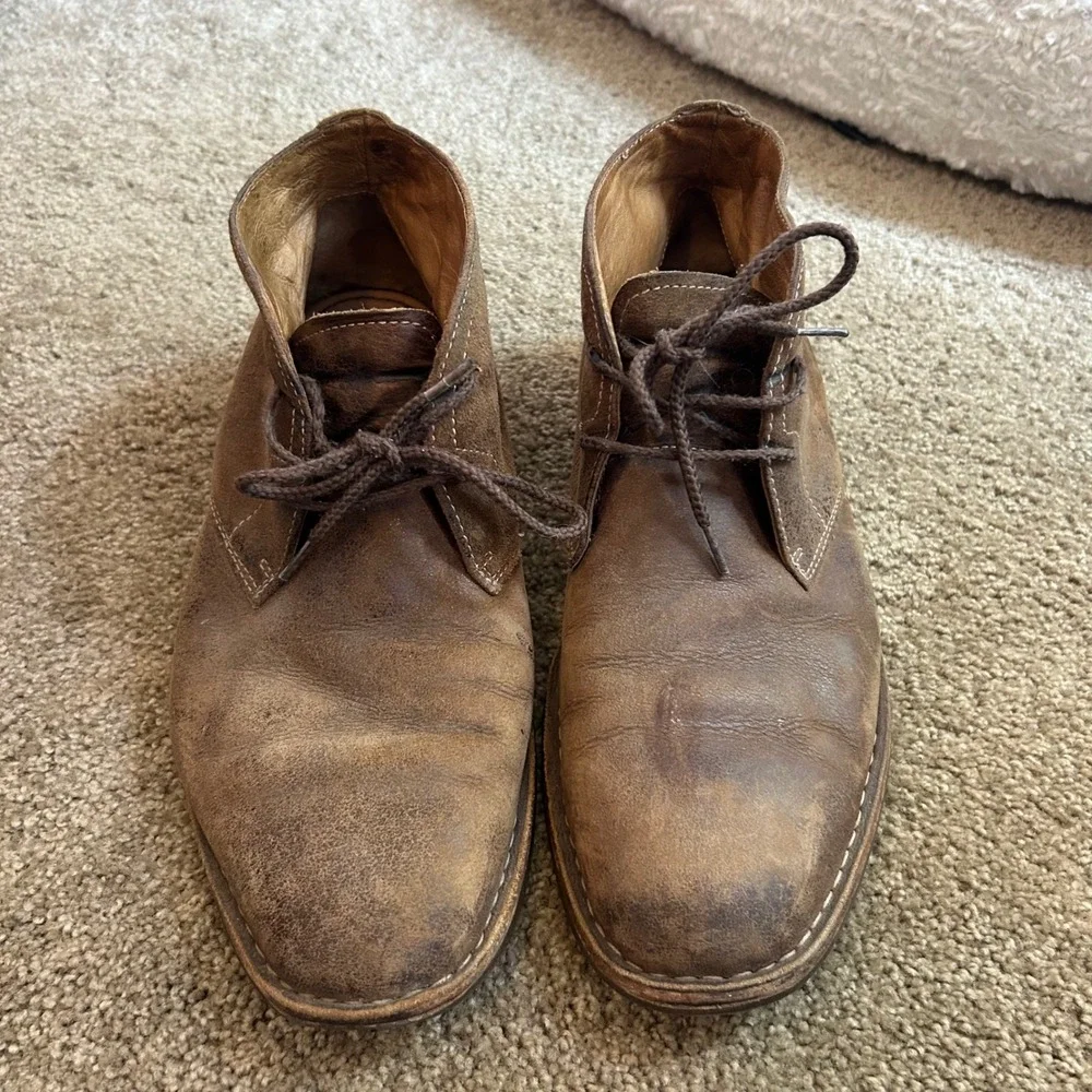 Trask Brady brown leather chukka boot Men's 9‎